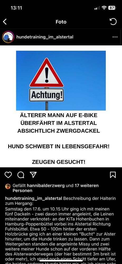 Giftköder-Mann mit E-Bike überfährt Hunde!-Profilbild