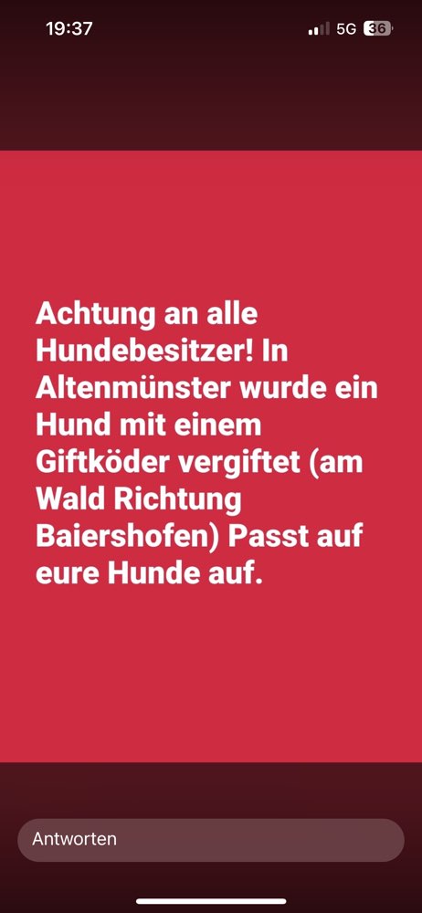 Giftköder-Giftköder Altenmünster-Beiershofen-Profilbild