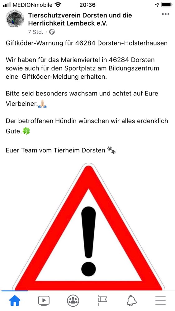 Giftköder-Giftköderwarnung in Dorsten-Holsterhause-Profilbild