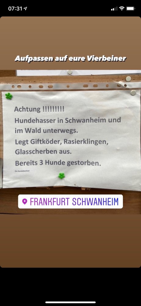 Giftköder-Giftköder, Rasierklingen, Glasscherben!-Profilbild