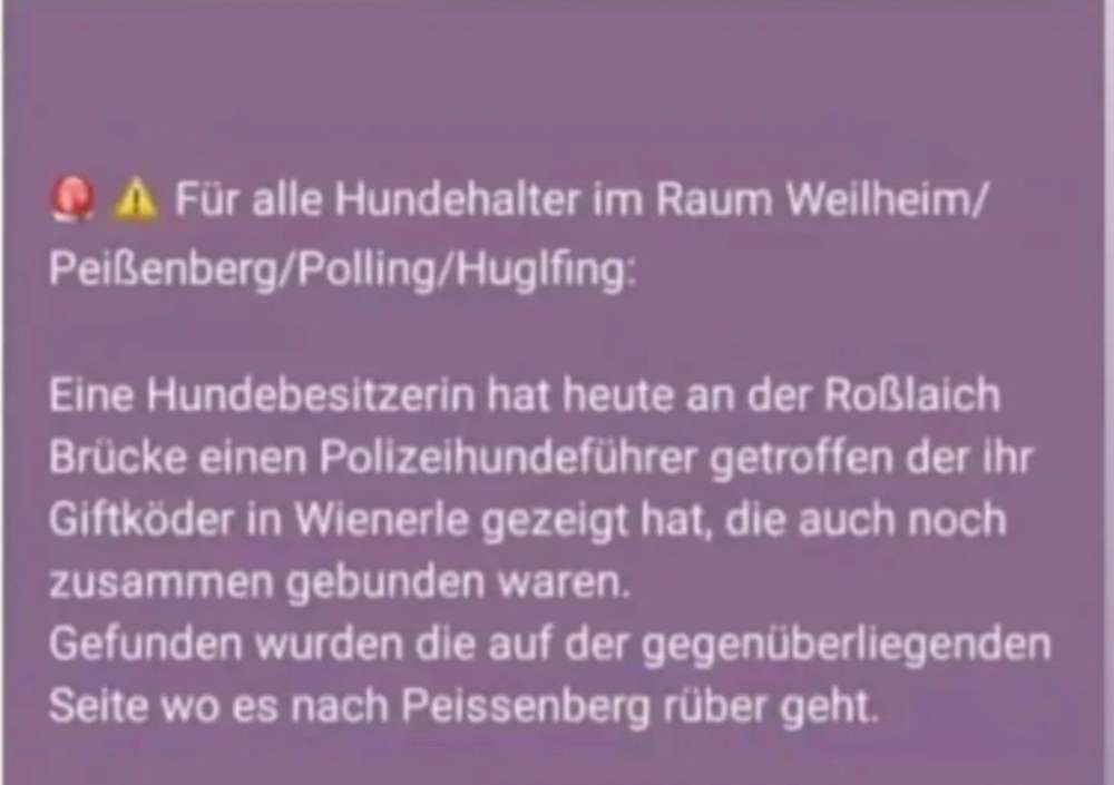 Giftköder-Giftköder an der Roßlaichbrücke-Profilbild