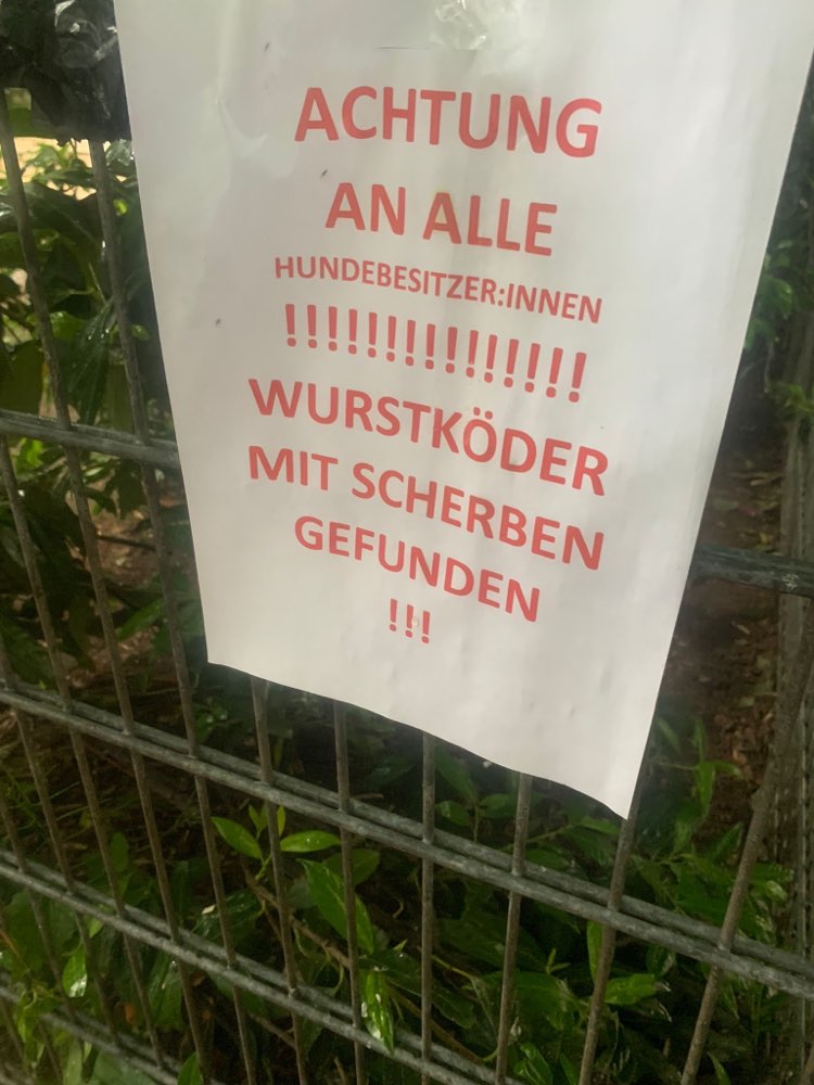 Giftköder-Wurstköder mit Scherben-Profilbild