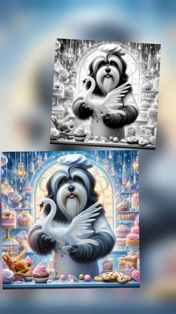 29. KI Wettbewerb "das selbe Bild in Farbe und Schwarzweiß " Banner