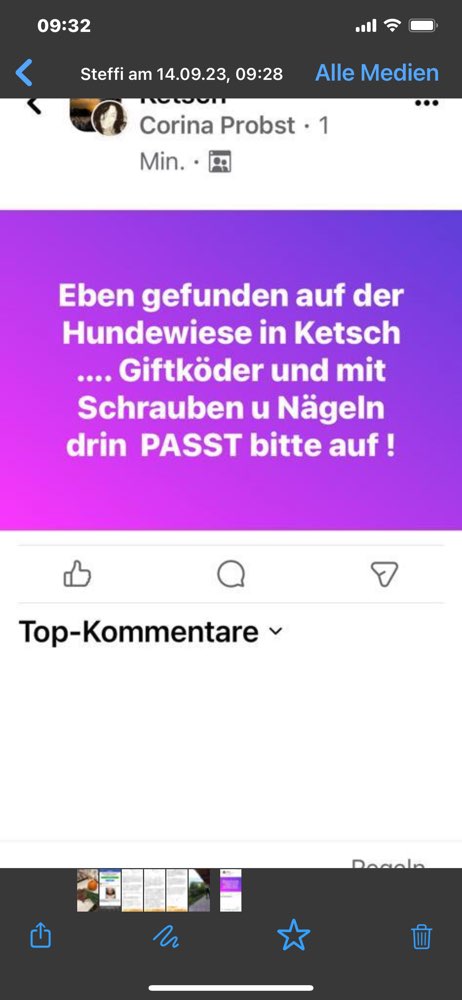Giftköder-Pute und Hähnchenstücke mit Gift-Profilbild