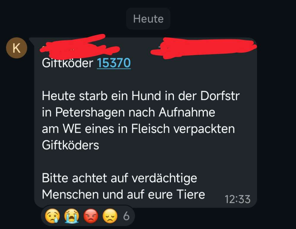 Giftköder-Giftköderwarnung - Fleisch-Profilbild