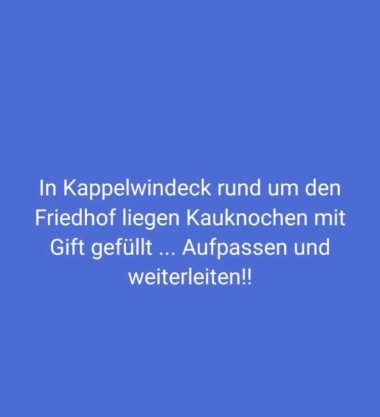 Giftköder-Giftköder Kappelwindeck-Profilbild