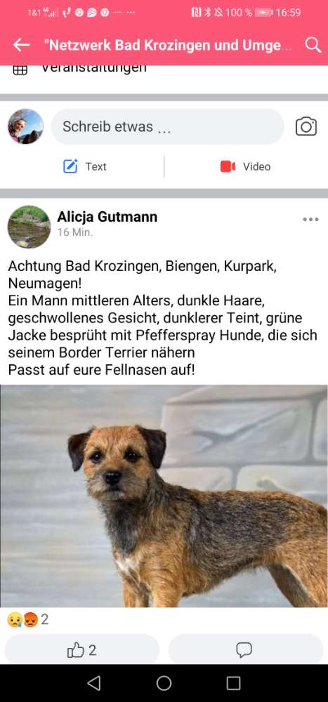 Giftköder-Gngriff mit Pfeffersprey-Profilbild