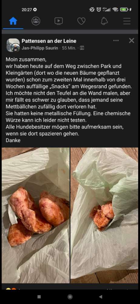 Giftköder-Auffällige "Snacks"-Profilbild