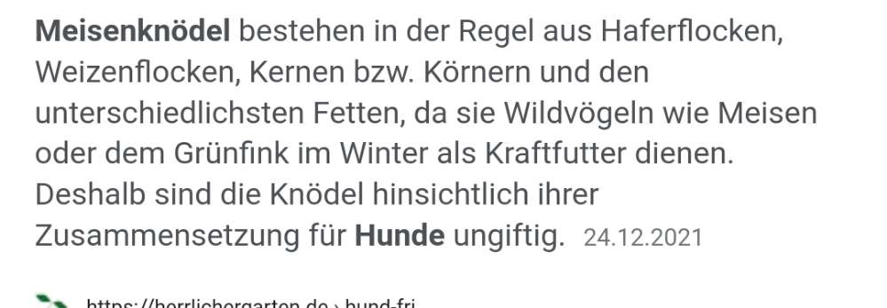 Giftköder-Meisenknödel mit Netz und Metalverschluß-Profilbild