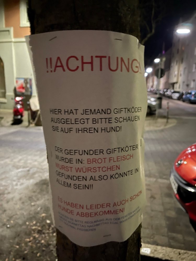 Giftköder-Giftköder Karlsruhe Mühlburg Grünstreife-Profilbild