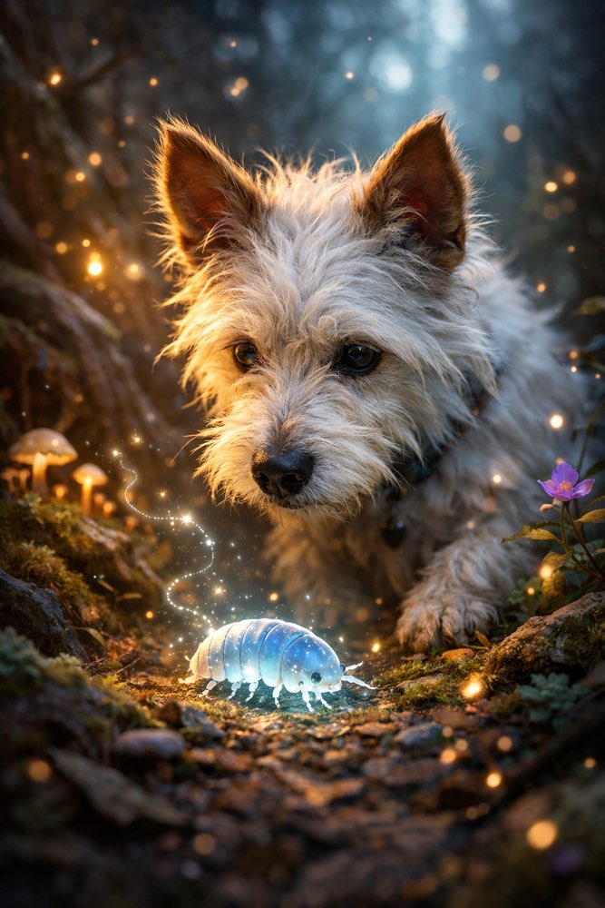 9. KI Wettbewerb: „Magische Tiere und dein Hund“ Banner