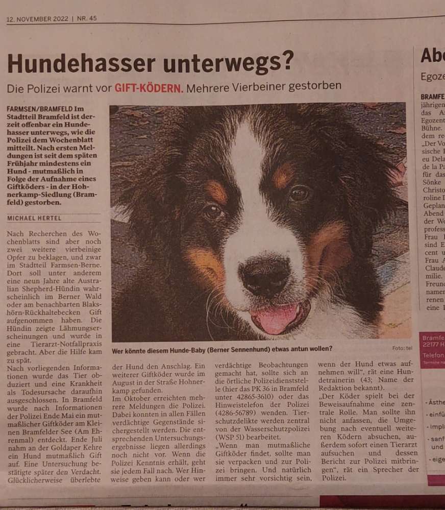 Giftköder-Hundehasser unterwegs-Profilbild