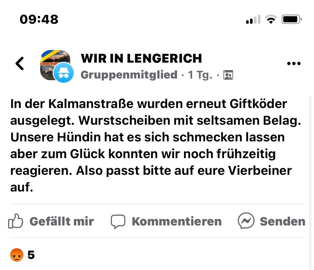 Giftköder-Wurstscheiben mit seltsamen Belag-Profilbild