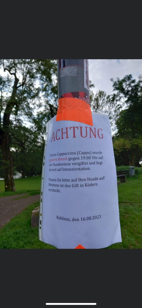 Giftköder-Giftköder Hundewiese Oberwerth-Profilbild