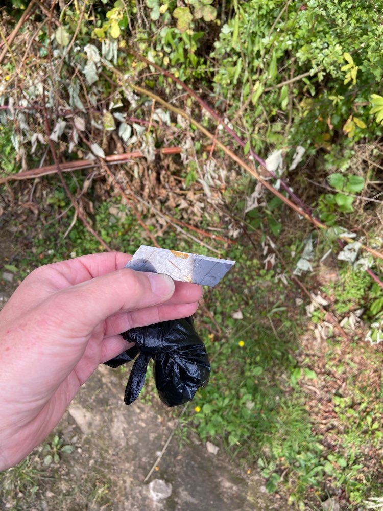 Giftköder-Messerklingen von einem Cuttermesser-Profilbild