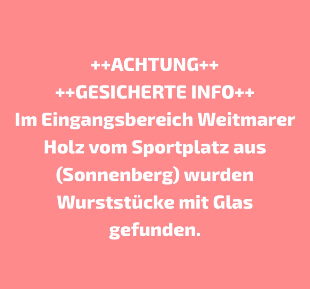 Giftköder-Wurststücke mit Glas!-Profilbild