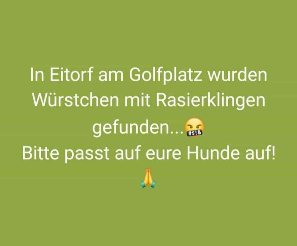 Giftköder-Würstchen mit Rasierklingen-Profilbild