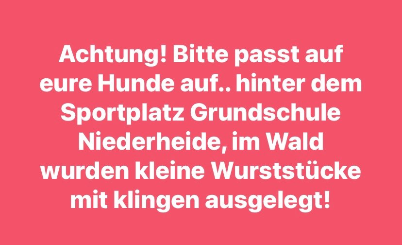 Giftköder-Mit Klingen Präparierte Wurststückchen-Profilbild