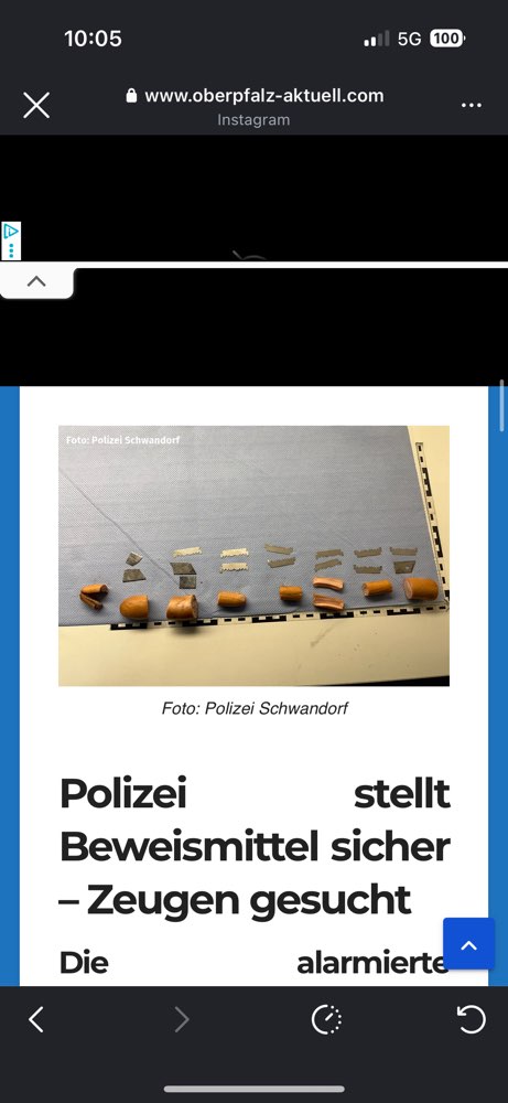 Giftköder-Wurststücke mit Klingen-Profilbild