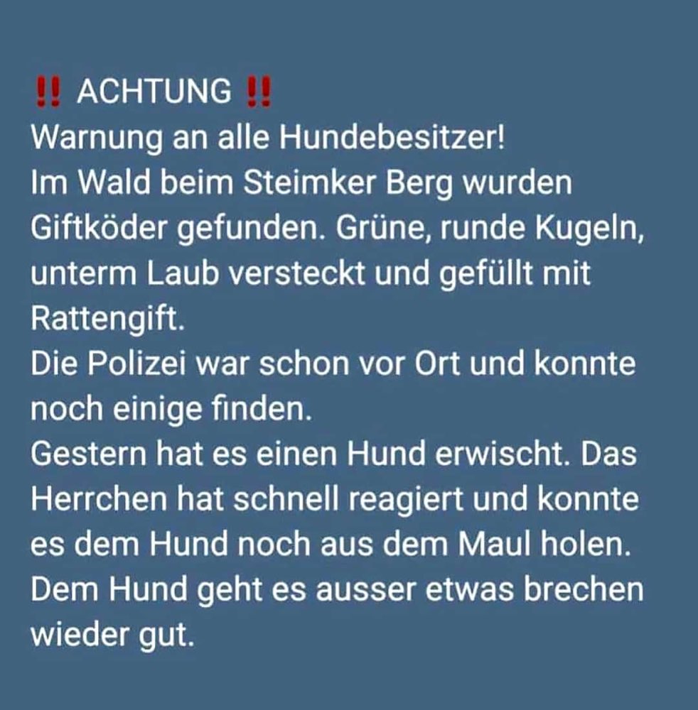 Giftköder-Eventuelle Giftköder-Profilbild