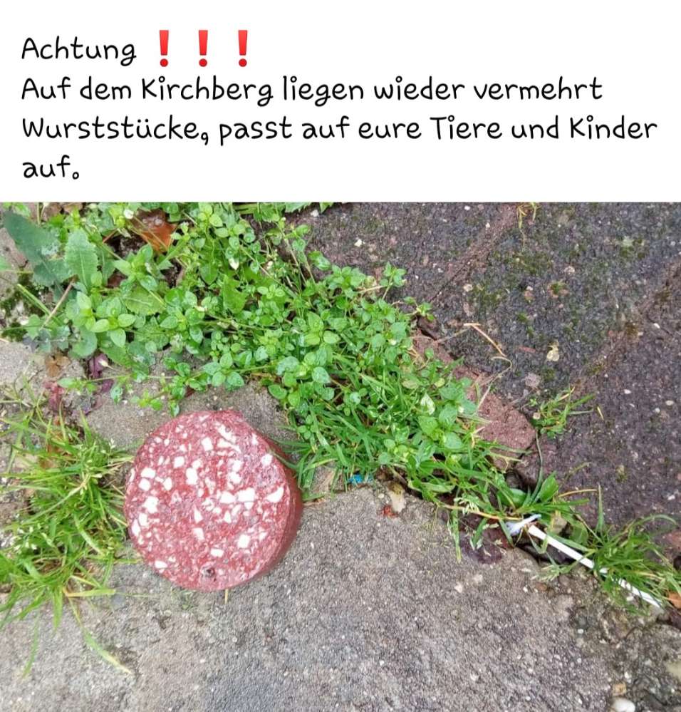 Giftköder-Verteilte Wurststücke wurden gefunden-Profilbild