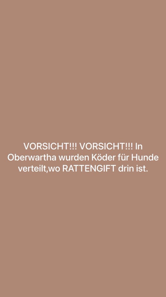 Giftköder-Rattengiftköder Oberwartha-Profilbild
