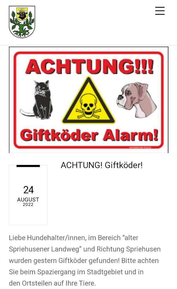 Giftköder-Ausgelegte Giftköder.-Profilbild