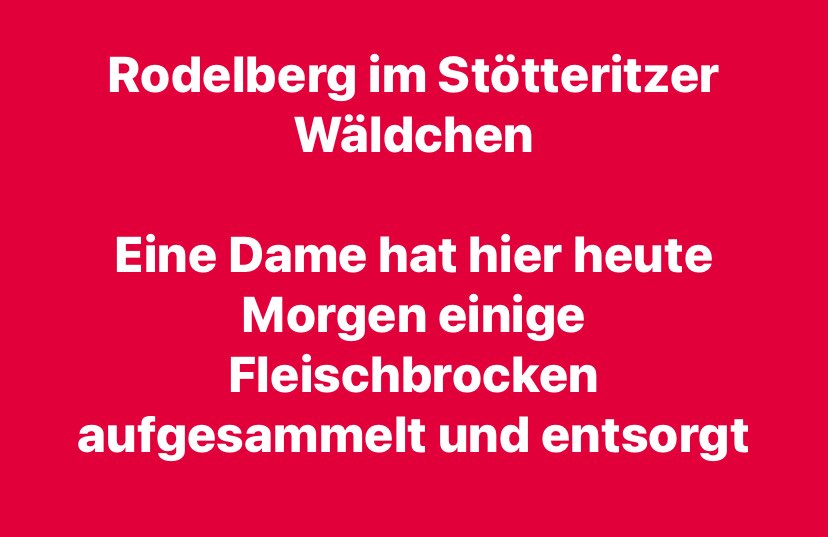 Giftköder-Evt. Giftköder im Stötteritzer Wäldchen-Profilbild