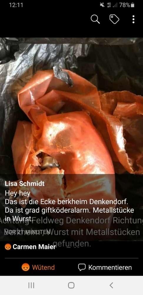 Giftköder-Metall in Wurst-Profilbild