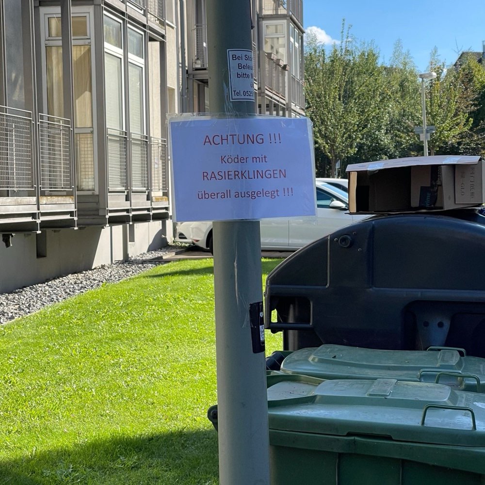 Giftköder-Köder mit Rasierklingen-Profilbild