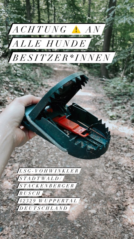 Giftköder-Achtung Bärenfalle-Profilbild