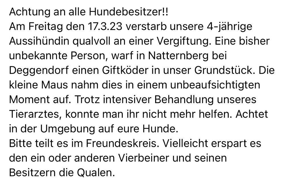 Giftköder-Giftköder über Zaun-Profilbild