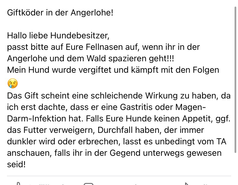 Giftköder-Eventuell Gift im Wald Angerlohe-Profilbild