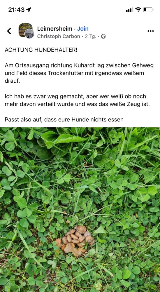 Giftköder-Trockenfutter mit Pulver-Profilbild