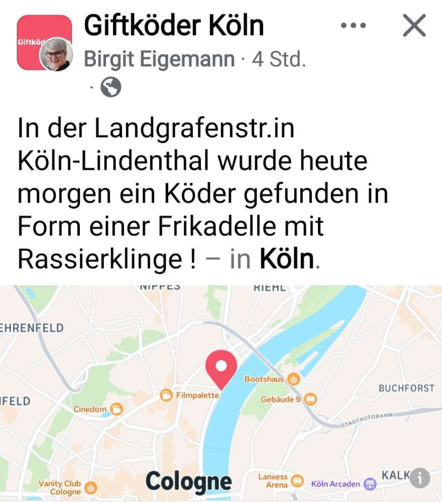 Giftköder-Giftköder m.  Rasierklinge in Lindenthal-Profilbild