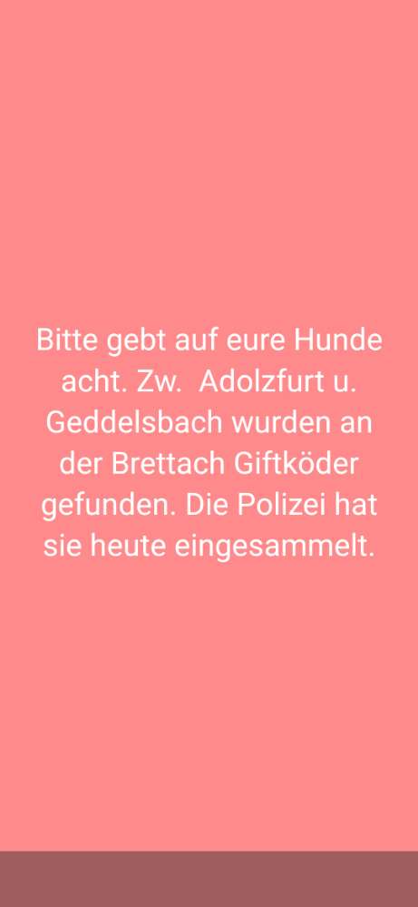 Giftköder-Giftköder zw. Adolzfurt und Geddelsbach-Profilbild