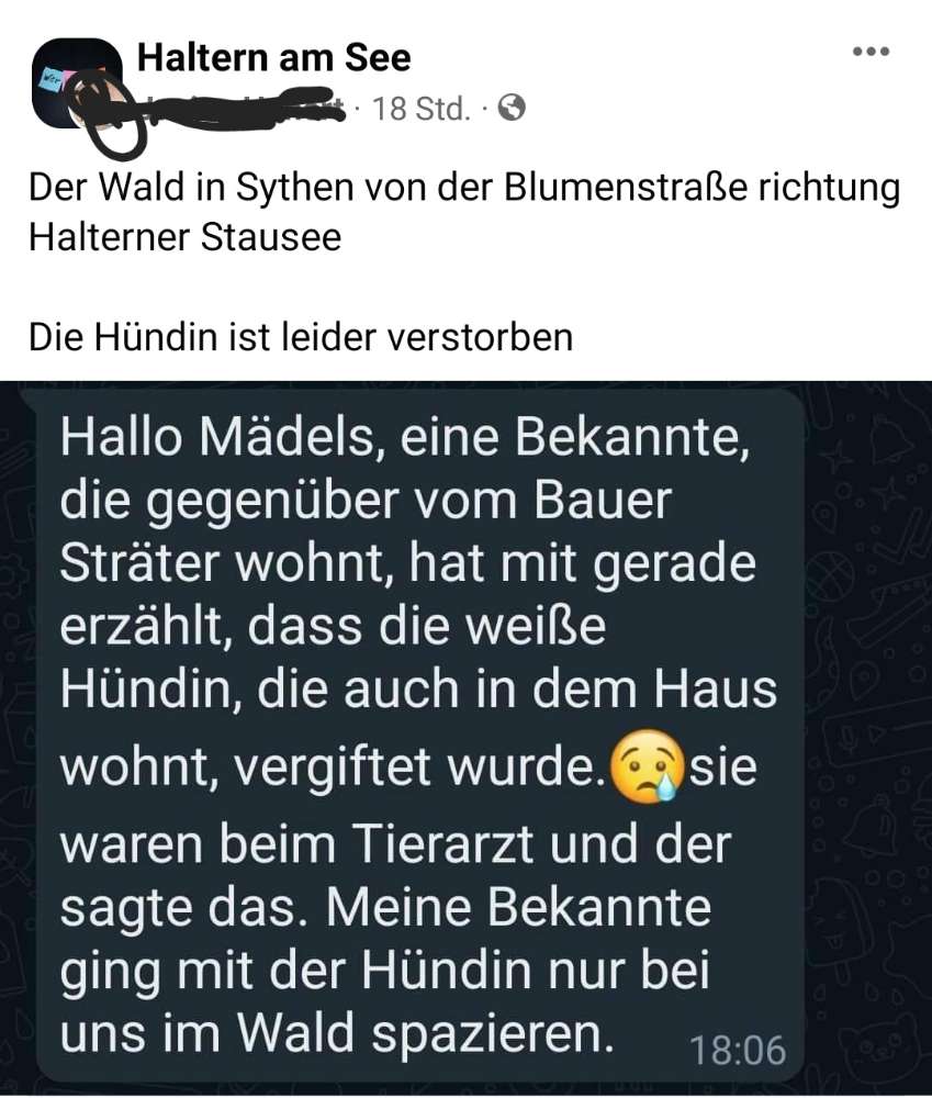 Giftköder-Meldung Vergiftung :(-Profilbild