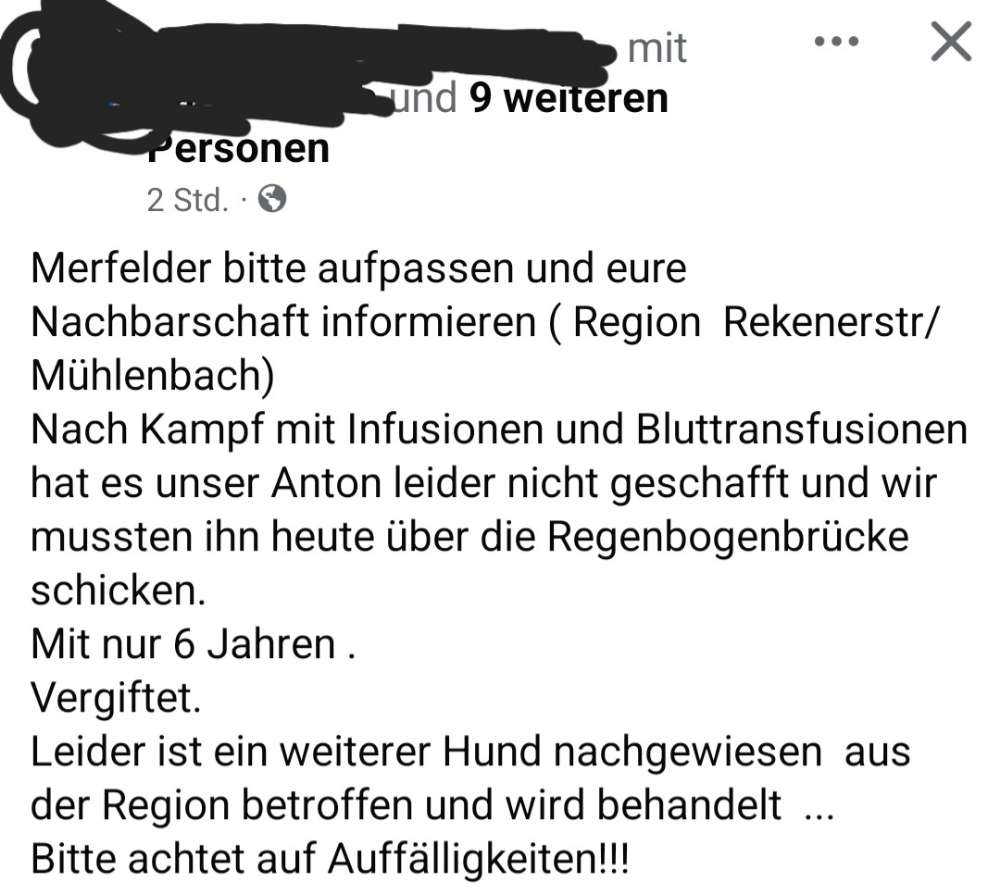 Giftköder-Giftköder (Rekener Str./ Mühlenbach)-Profilbild