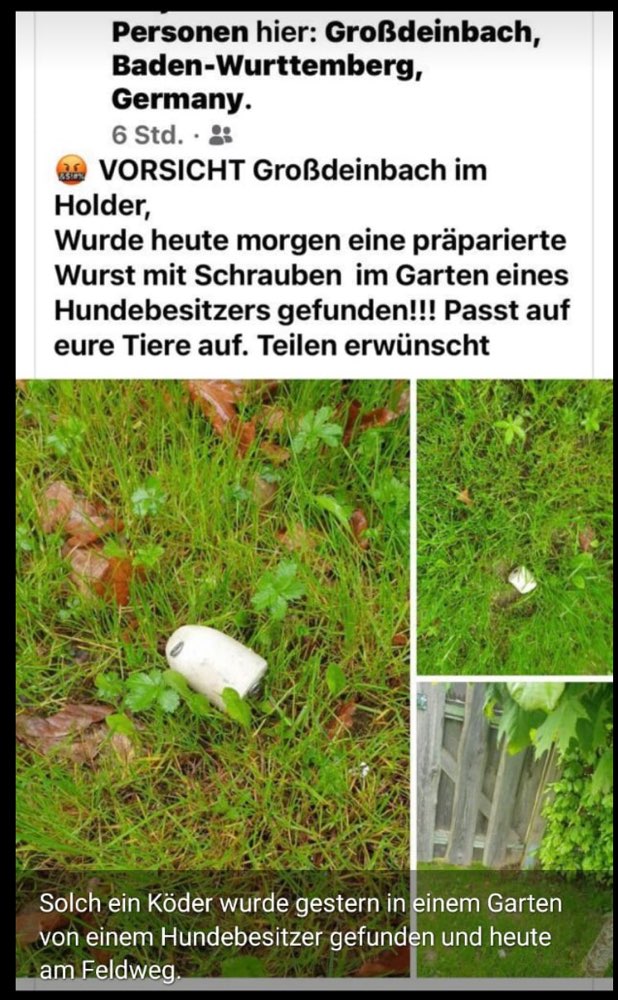 Giftköder-Wurst mit Schrauben-Profilbild