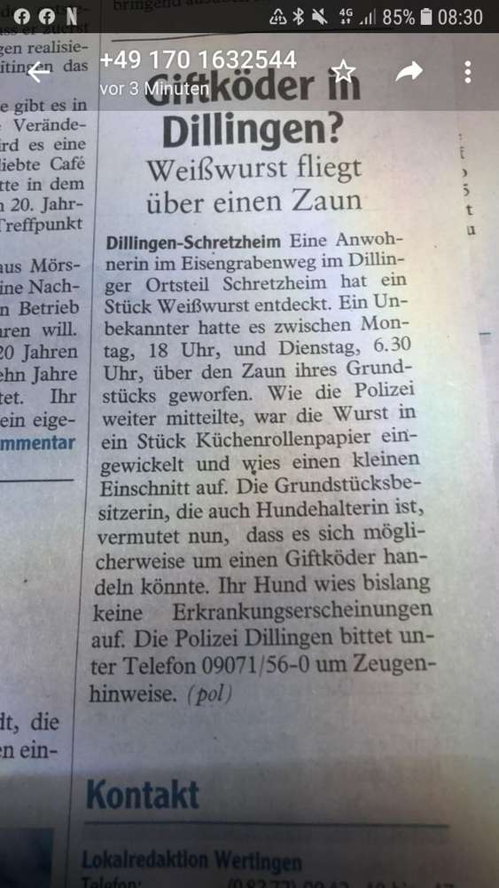 Giftköder-Giftköder in Dillingen / Donau!-Profilbild