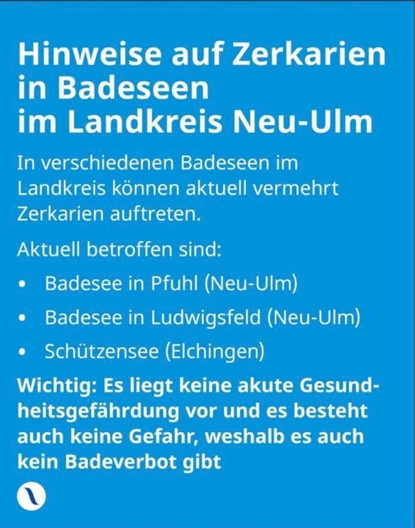 Giftköder-Zerkarien (Larven von Saugwürmern) im Wasser-Profilbild