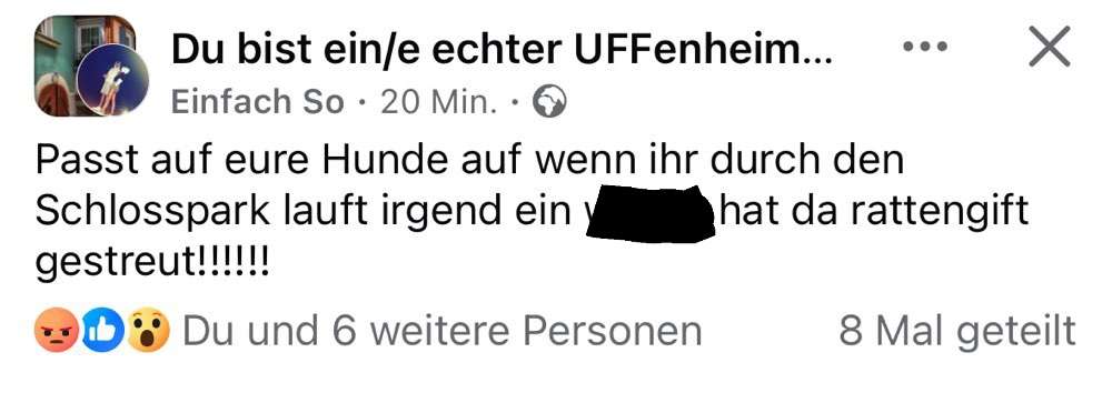 Giftköder-Rattengift im Schlosspark-Profilbild
