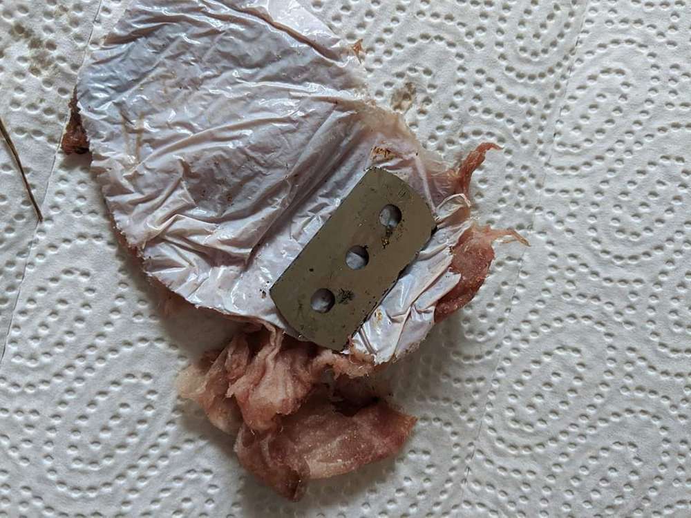 Giftköder-Rasierklingen in Wurst-Profilbild