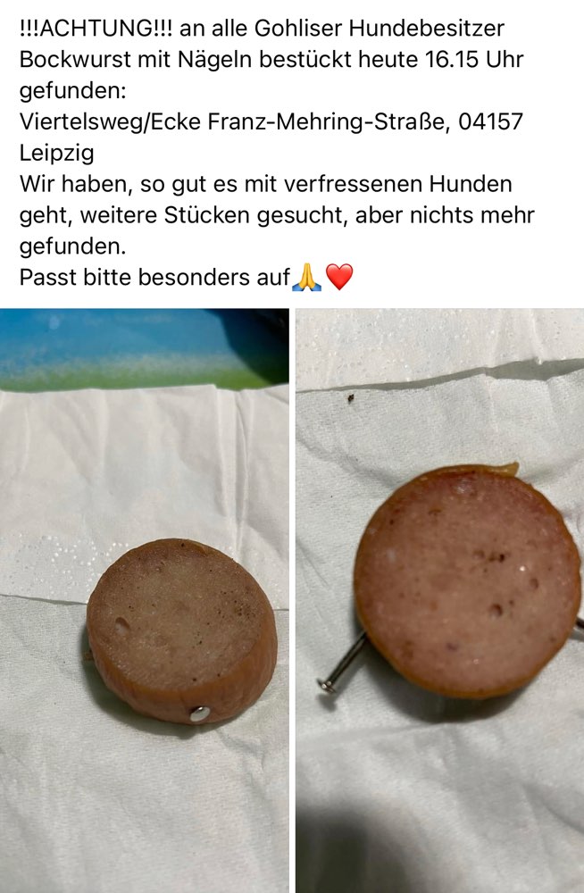 Giftköder-Bockwurst mit Nägeln-Profilbild