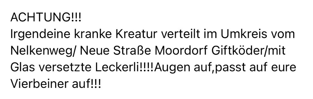 Giftköder-Mit Glas gespickte Leckerlis-Profilbild