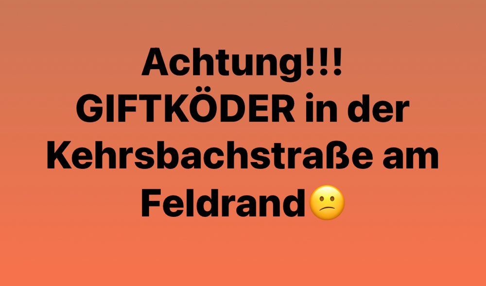 Giftköder-Giftköder gefunden-Profilbild
