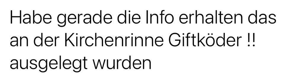 Giftköder-Giftköder an der Kirchenrinne-Profilbild