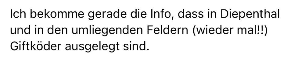 Giftköder-Giftköder Diepental und umliegende Felder-Profilbild