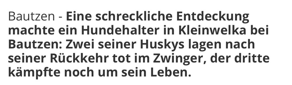 Giftköder-Huskys durch Giftköder im Vorgarten verstorben-Profilbild