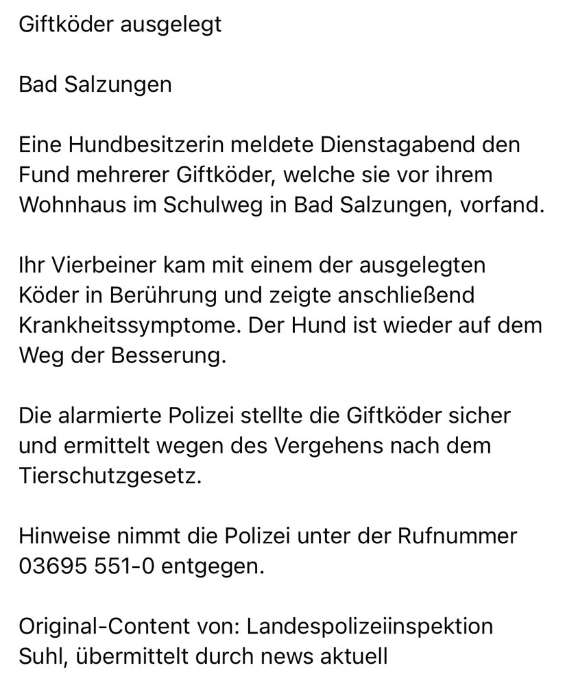 Giftköder-Giftköder vor einem Wohnhaus am Schulweg-Profilbild